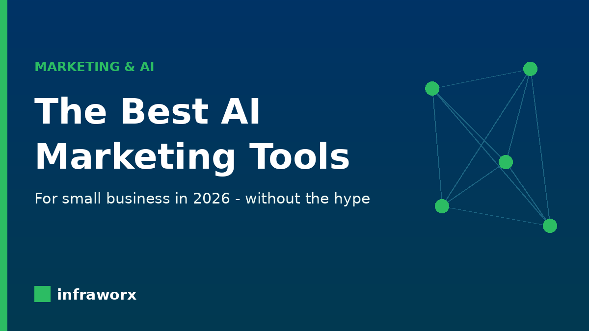Best AI marketing tools for small business 2026 - Infraworx guide