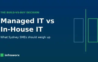 Managed IT vs in-house IT decision guide for Sydney SMEs — Infraworx